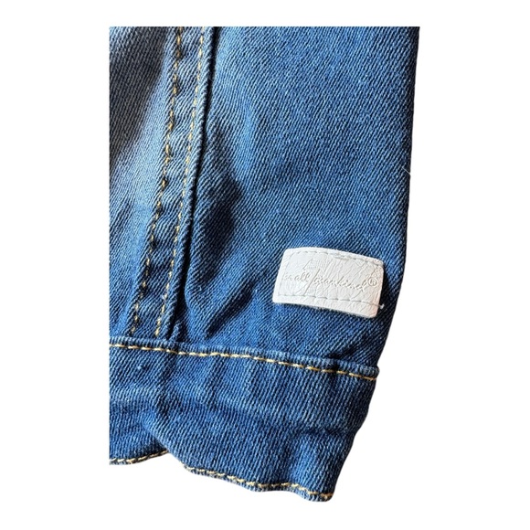 7 for All Mankind Toddlers 12 Months Denim Jacket "All Kinds" Blue Denim Button - Picture 4 of 4